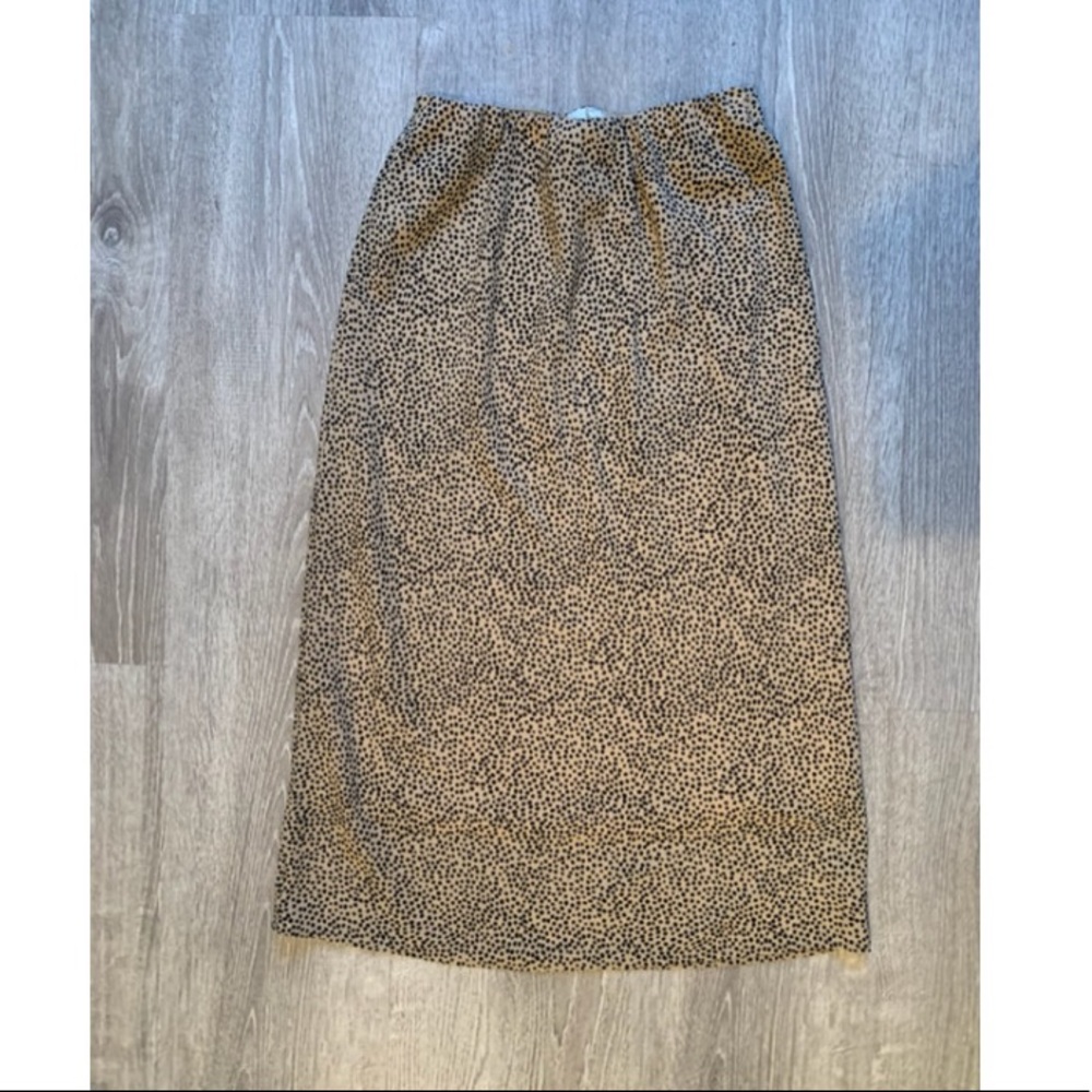 Leopard / Polka Dot Skirt